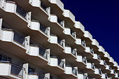 White balconies