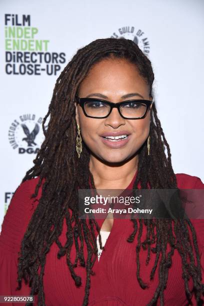 Ava DuVernay attends the Film Independent hosts Directors Close-Up Screening of "A Wrinkle In Time" at Landmark Theatre on February 21, 2018 in Los...