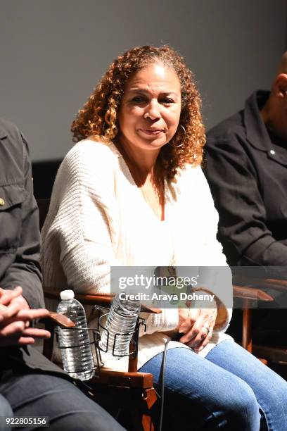 Alison Taylor attends the Film Independent hosts Directors Close-Up Screening of "A Wrinkle In Time" at Landmark Theatre on February 21, 2018 in Los...