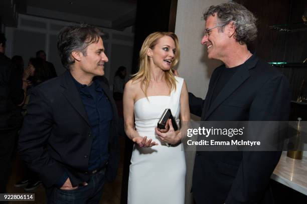 Executive producer Michael A. Nickles, writer/director/actor Heather Graham, and producer Bill Sheinberg attend the after party for the premiere of...