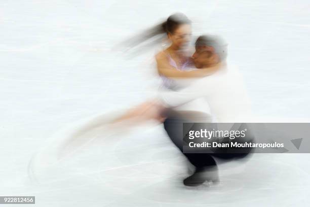 Kavita Lorenz and Joti Polizoakis of Germany compete in the Figure Skating Ice Dance Free Dance on day eleven of the PyeongChang 2018 Winter Olympic...