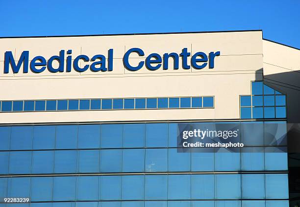 medical center - hospital exterior stock pictures, royalty-free photos & images