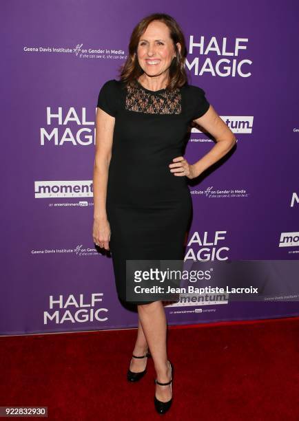 Molly Shannon attends the premiere of Momentum Pictures' 'Half Magic' at The London West Hollywood on February 21, 2018 in West Hollywood, California.
