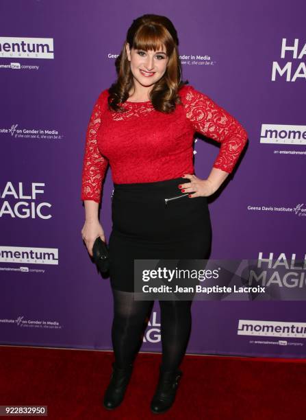 Julia Tokarz attends the premiere of Momentum Pictures' 'Half Magic' at The London West Hollywood on February 21, 2018 in West Hollywood, California.