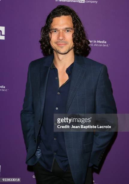 Luke Arnold attends the premiere of Momentum Pictures' 'Half Magic' at The London West Hollywood on February 21, 2018 in West Hollywood, California.