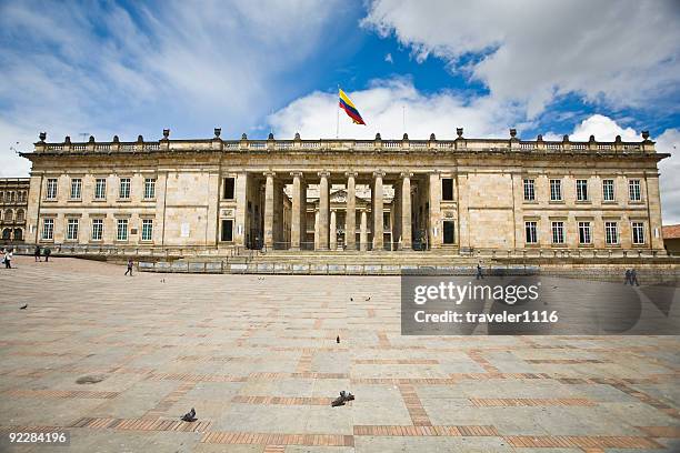 presidential house in bogota, colombia - president of colombia stockfoto's en -beelden