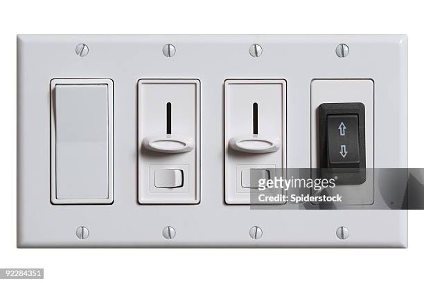 light switch - toggle switch stock-fotos und bilder