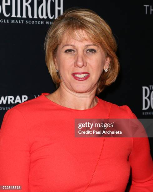 Sharon Waxman attends TheWrap's 2018 "Women, Whiskey And Wisdom" event celebrating women Oscar nominees at Teddy's at The Hollywood Rooselvelt Hotel...