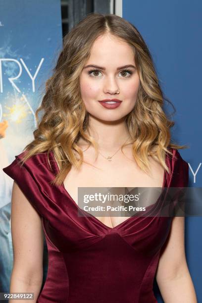 Debby Ryan wearing jumpsuit by Christina Ottaviano attends Every Day special screening at Metrograph.