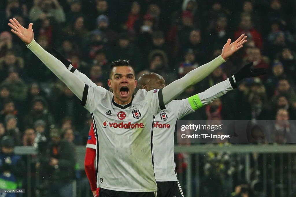 Bayern Muenchen v Besiktas - UEFA Champions League Round of 16: First Leg