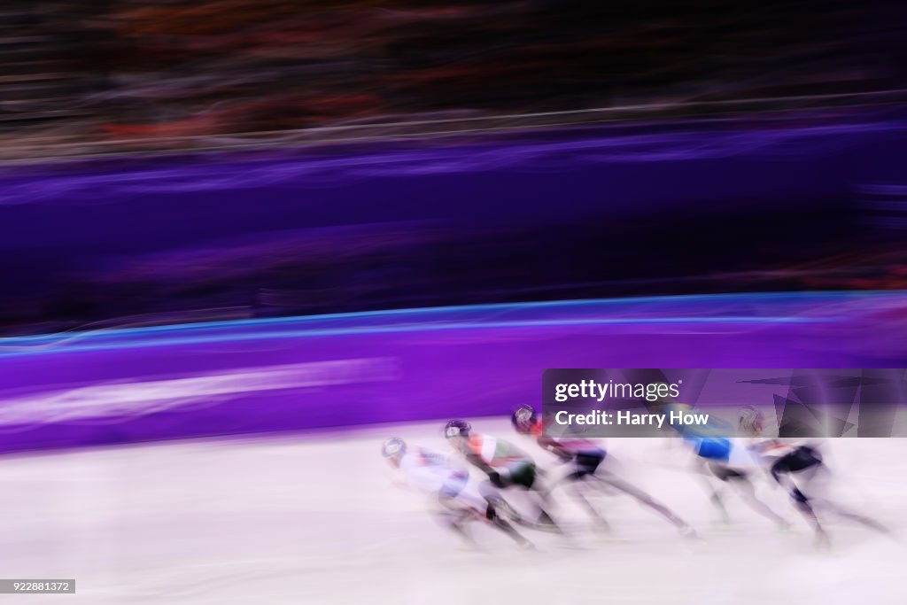 Short Track Speed Skating - Winter Olympics Day 13