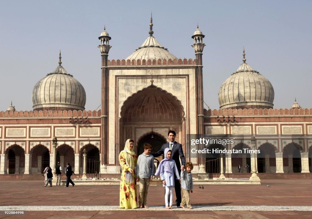 Justin Trudeau In India: Canada Prime Minister Visits Jama Masjid