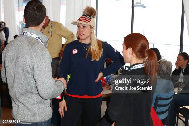 Olympian Jamie Greubel Poser attends the USA House at the PyeongChang 2018 Winter Olympic Games on February 22, 2018 in Pyeongchang-gun, South Korea.