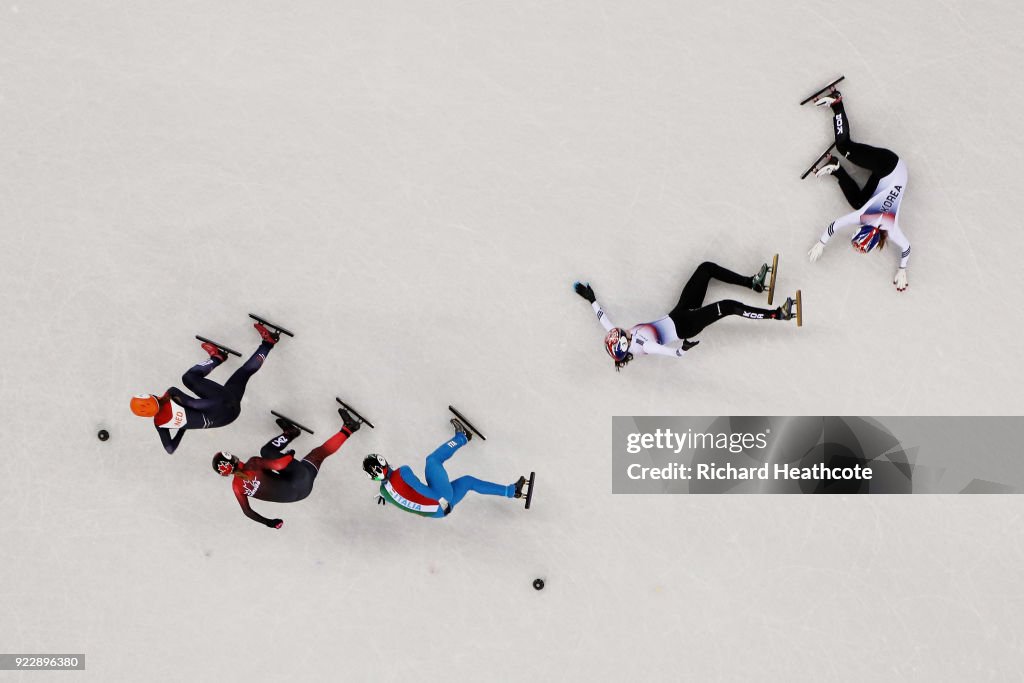 Short Track Speed Skating - Winter Olympics Day 13