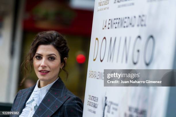 Barbara Lennie attends 'La Enfermedad Del Domingo' photocall at Princesa Cinema on February 22, 2018 in Madrid, Spain.