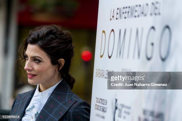 Barbara Lennie attends 'La Enfermedad Del Domingo' photocall at Princesa Cinema on February 22, 2018 in Madrid, Spain.