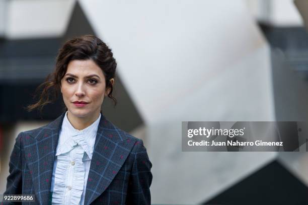 Barbara Lennie attends 'La Enfermedad Del Domingo' photocall at Princesa Cinema on February 22, 2018 in Madrid, Spain.