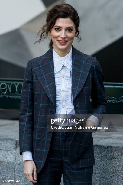 Barbara Lennie attends 'La Enfermedad Del Domingo' photocall at Princesa Cinema on February 22, 2018 in Madrid, Spain.