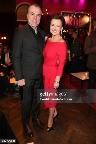 Clemens Toennies and his wife Margit Toennies during the BUNTE & BMW Festival Night 2018 on the occasion of the 68th Berlinale International Film...