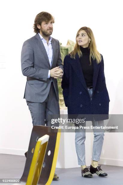 Amaia Salamanca and Rosauro Varo attend the International Contemporary Art Fair, ARCO 2018 at Ifema on February 21, 2018 in Madrid, Spain.