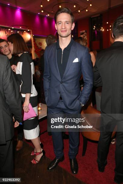 August Wittgenstein during the BUNTE & BMW Festival Night 2018 on the occasion of the 68th Berlinale International Film Festival Berlin at Restaurant...