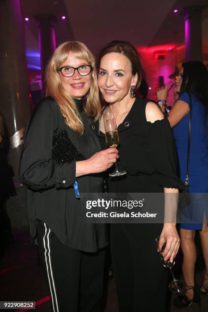 Petra Pfaller during the BUNTE & BMW Festival Night 2018 on the occasion of the 68th Berlinale International Film Festival Berlin at Restaurant...