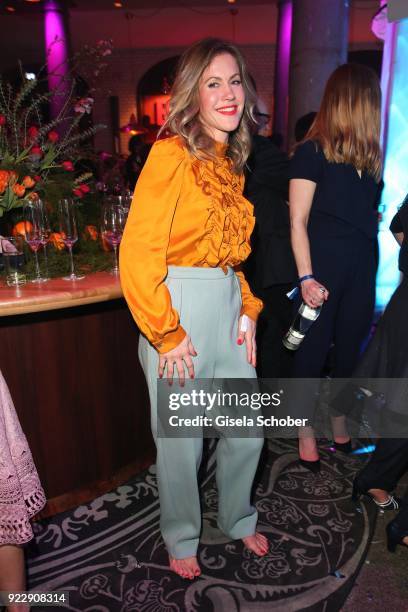 Wolke Hegenbarth during the BUNTE & BMW Festival Night 2018 on the occasion of the 68th Berlinale International Film Festival Berlin at Restaurant...