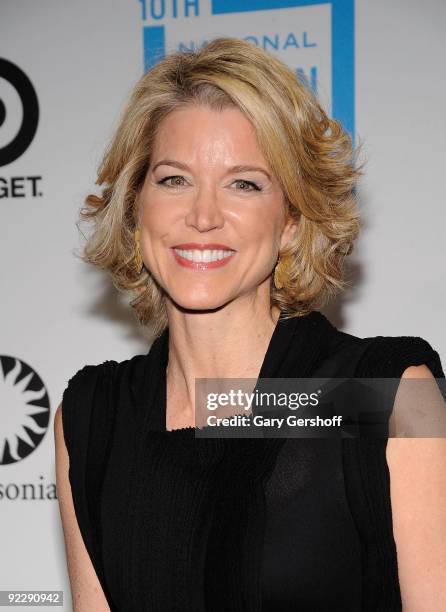Personality Paula Zahn, event emcee, attends the 10th annual National Design Awards Gala at Cipriani 42nd Street on October 22, 2009 in New York City.