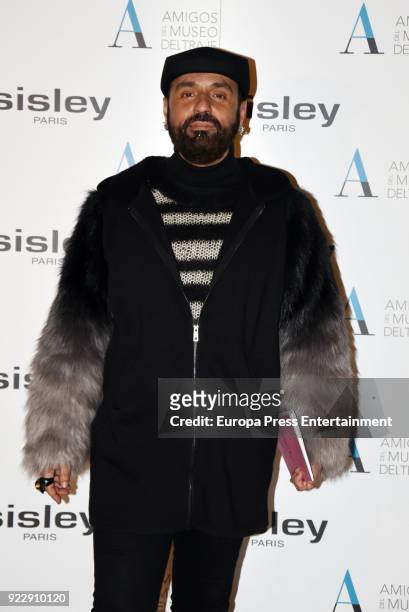 Mesa attends the 'El armario de Carmen Lomana' opening exhibition at Costume museum on February 21, 2018 in Madrid, Spain.