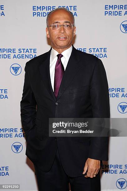 New York City Comptroller William C. Thompson attends the 18th Annual Empire State Pride Agenda Fall Dinner at the Sheraton New York Hotel & Towers...