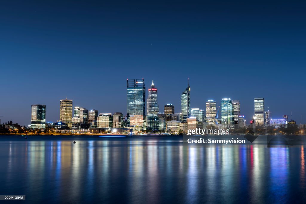 Night View of Perth