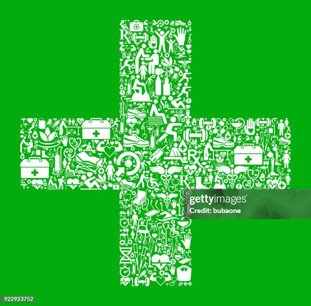 plus green medical rehabilitation physical therapy - plus key stock illustrations