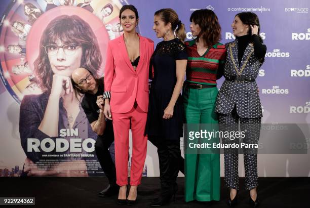 Actor and director Santiago Segura, actress Cristina Pedroche, actress Toni Acosta, actress Maribel Verdu, and actress Barbara Santa-Cruz attend the...