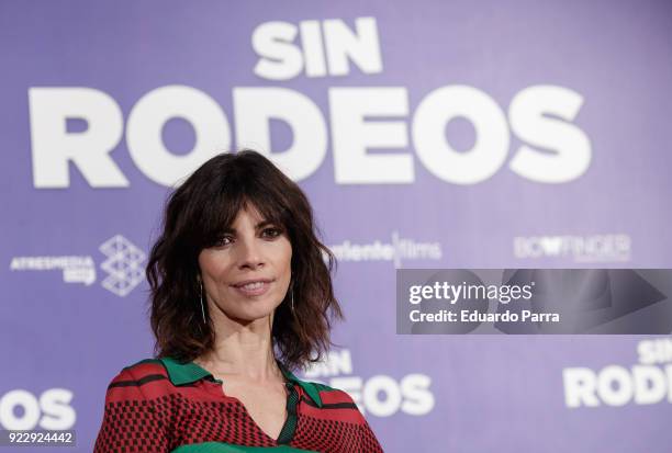 Actress Maribel Verdu attends the 'Sin rodeos' photocall at Urso hotel on February 22, 2018 in Madrid, Spain.