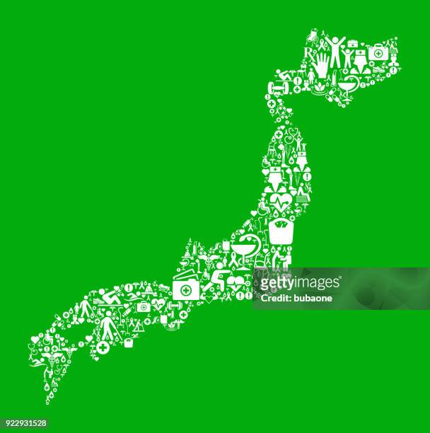 japan green medical rehabilitation physical therapy - japan and medical and hospital stock illustrations