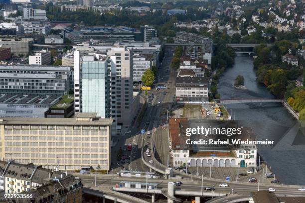 zürich - escher-wyss-platz - escher stock-fotos und bilder