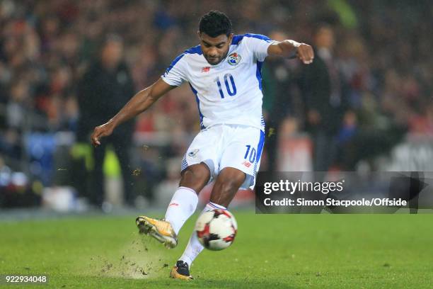 14th November 2017 - International Friendly - Wales v Panama - Ricardo Buitrago of Panama .