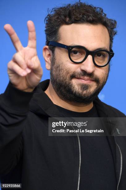 Alonso Ruizpalacios poses at the 'Museum' photo call during the 68th Berlinale International Film Festival Berlin at Grand Hyatt Hotel on February...