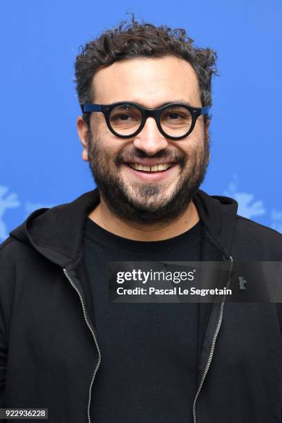 Alonso Ruizpalacios poses at the 'Museum' photo call during the 68th Berlinale International Film Festival Berlin at Grand Hyatt Hotel on February...