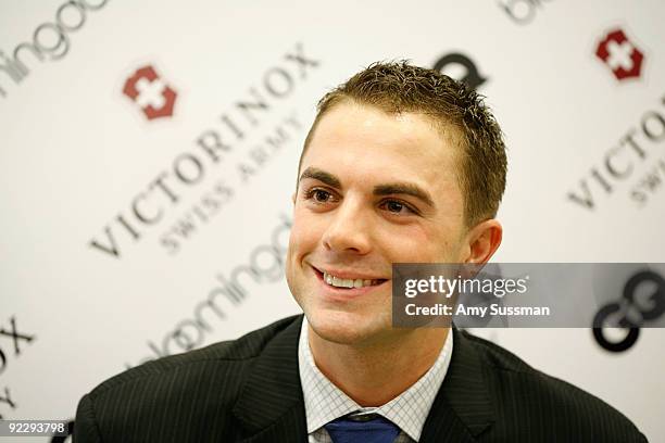 New York Mets David Wright attends the GQ & Victorinox Swiss Army "Style Without Boundaries" event at Bloomingdale's 59th Street Store on October 22,...
