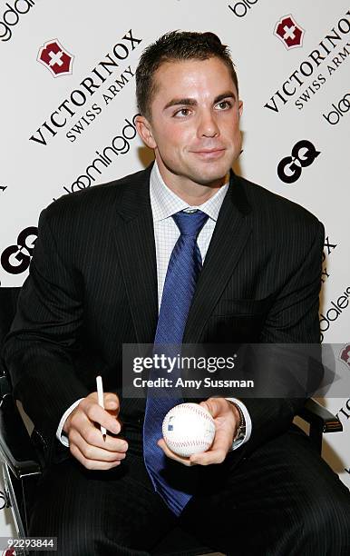 New York Mets David Wright attends the GQ & Victorinox Swiss Army "Style Without Boundaries" event at Bloomingdale's 59th Street Store on October 22,...