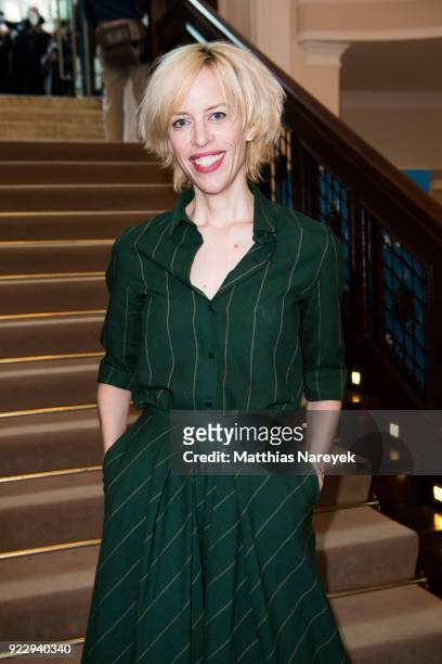 Katja Eichinger is seen at the FFF reception during the 68th Berlinale International Film Festival on February 22, 2018 in Berlin, Germany.