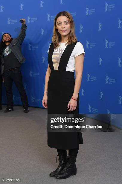 Ilse Salas poses at the 'Museum' photo call during the 68th Berlinale International Film Festival Berlin at Grand Hyatt Hotel on February 22, 2018 in...