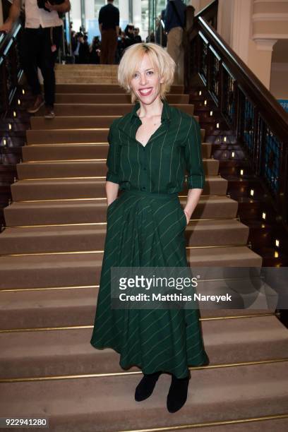 Katja Eichinger is seen at the FFF reception during the 68th Berlinale International Film Festival on February 22, 2018 in Berlin, Germany.