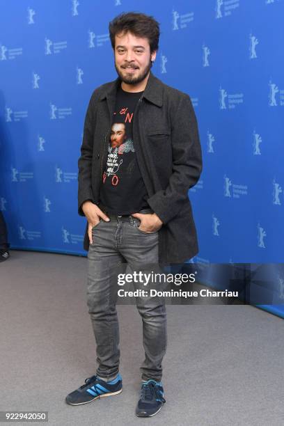 Leonardo Ortizgris poses at the 'Museum' photo call during the 68th Berlinale International Film Festival Berlin at Grand Hyatt Hotel on February 22,...