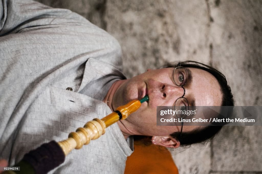 American with Hookah in Istanbul