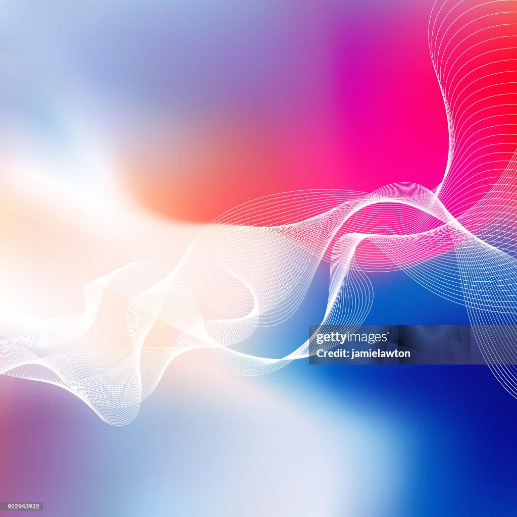 Abstract Flowing Lines Background