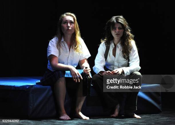 Harriet Gordon-Anderson and Amber McMahon in Malthouse Theatre / Black Swan State Theatre's production of Joan Lindsay's Picnic at Hanging Rock...