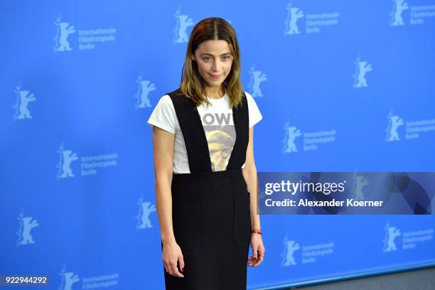 Ilse Salas poses at the 'Museum' photo call during the 68th Berlinale International Film Festival Berlin at Grand Hyatt Hotel on February 22, 2018 in...