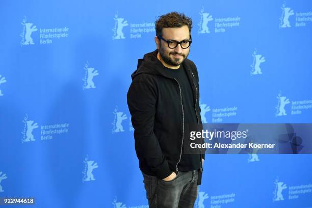 Alonso Ruizpalacios poses at the 'Museum' photo call during the 68th Berlinale International Film Festival Berlin at Grand Hyatt Hotel on February...